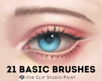 21 Basic Clip Studio Paint Brushes: Essential, Texture, Sketch, Line