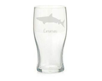 希少！　サメパイントグラス セット販売 H&Oサメ パイントグラス 2個 サメクージー1つ