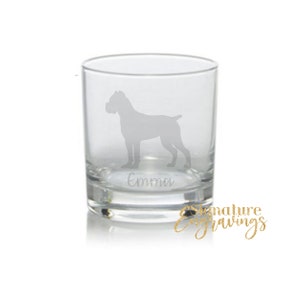 Personalised Cane Corso Engraved Pint Glass, Cane Corso gift, Dog Gift, Personalised Whisky Glass, Dog Glass