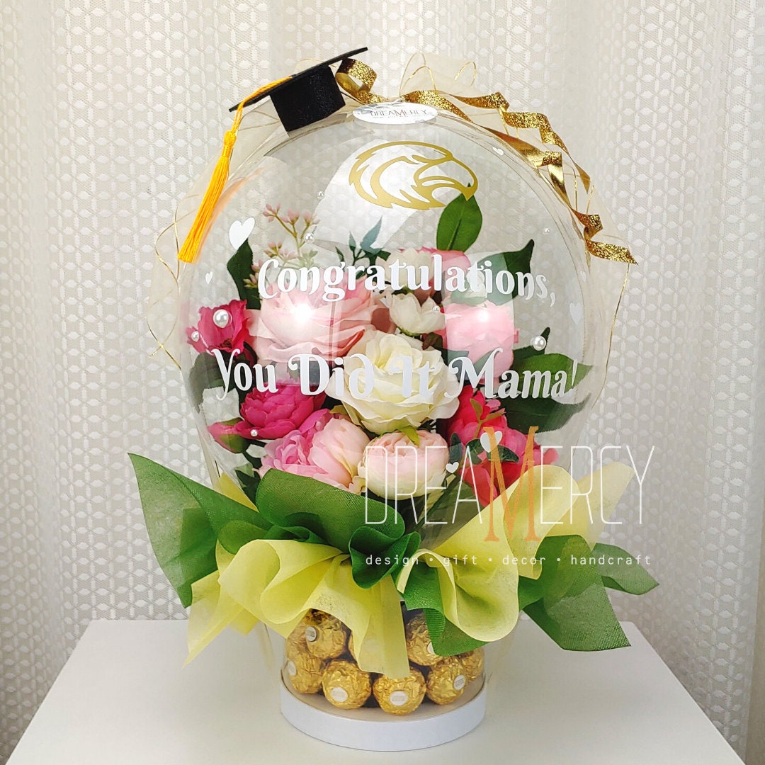 Flower bouquet Ferrero rocher box balloon delivery ampang Finding a perfect  gift for your special ones? Ge…