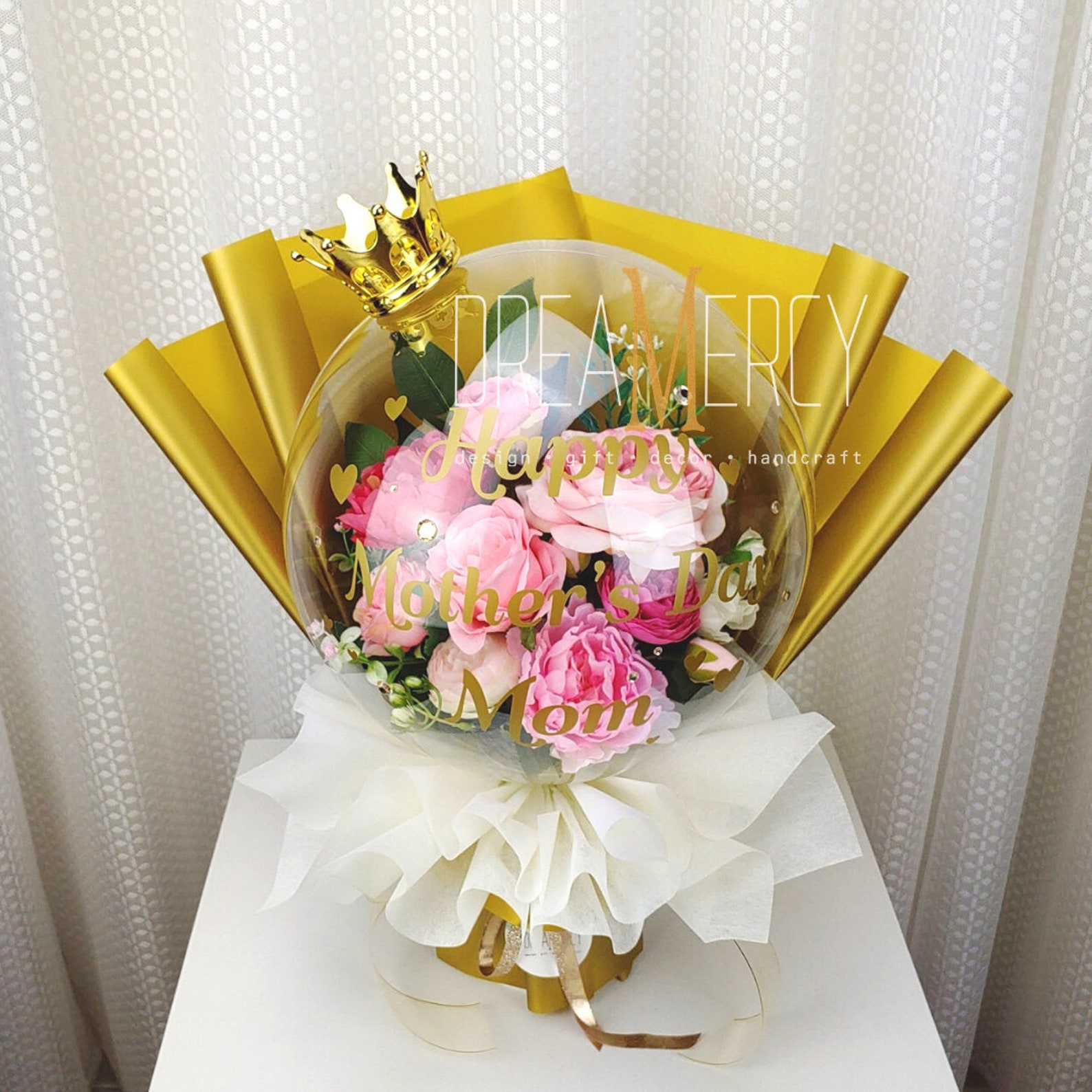 Flower Balloon Bouquet Balloon Bouquet Premium Gift Unique Etsy