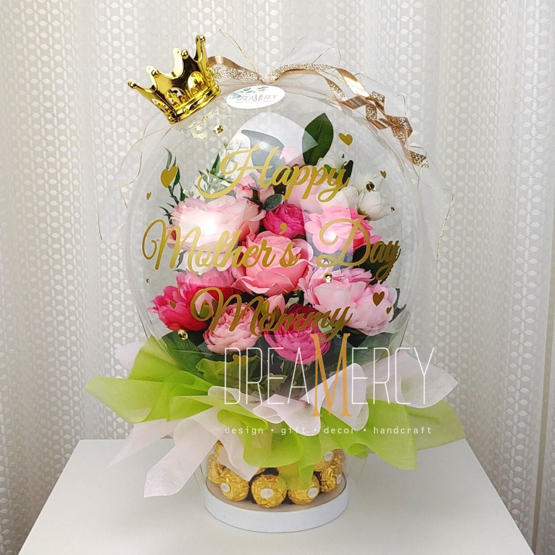 Flower & Chocolates with Air Balloon