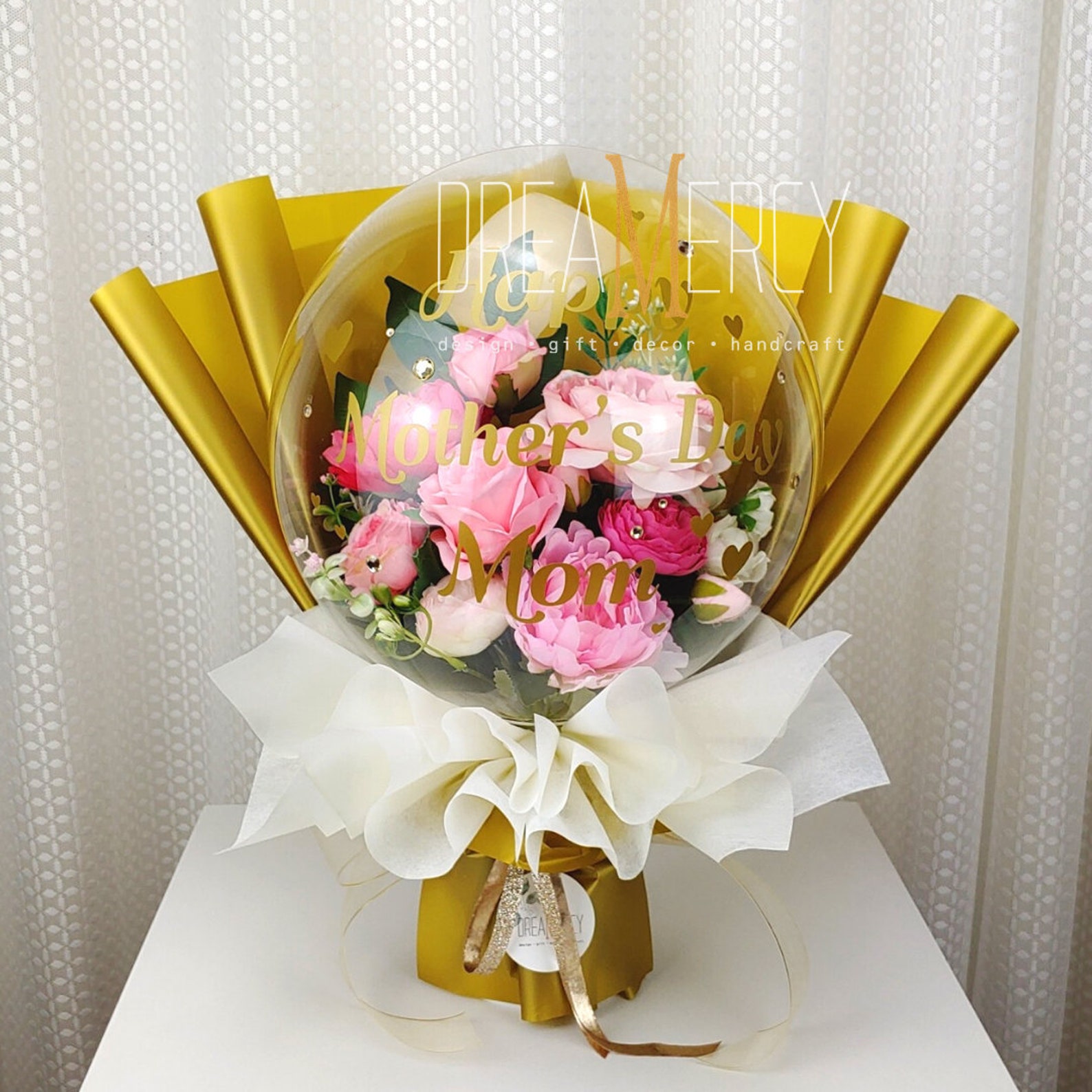 Flower Balloon Bouquet Balloon Bouquet Premium Gift Unique Etsy