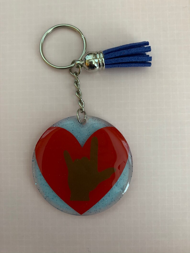 I Love You Keychain Etsy