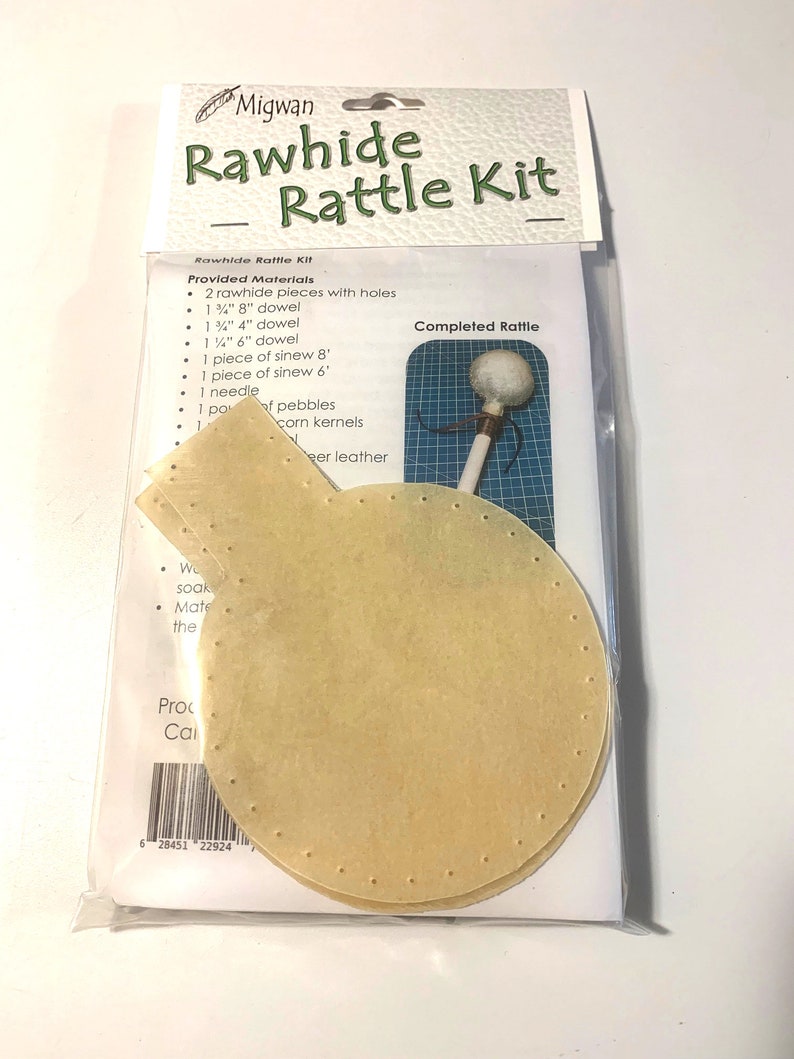 Rawhide Rattle Kit Traditional Leather Rattle Kit - Etsy