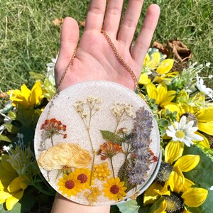 Glitter Flower Wall Hanging