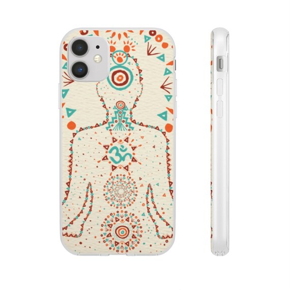 Buddha Phone Case, Zen Phone Case, Yoga Phone Case, Boho Phone Case, Flexi Phone Case, Cell Phone Case, iPhone Case, Samsung Case