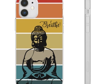 Zen Buddha Phone Case, Zen Phone Case, Buddha Phone Case, IPhone Case, Galaxy Phone Case, Rainbow Buddha, Yoga Phone Case, Zen, Yoga Gift