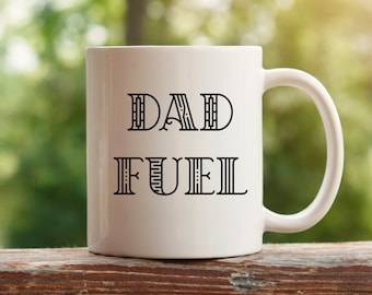 Tasse de carburant papa, tasse à café pour papa, tasse en céramique, cadeau papa, cadeau pour papa, tasse homme, tasse à café drôle de tasse de papa, tasse à café drôle de papa, cadeau pour lui