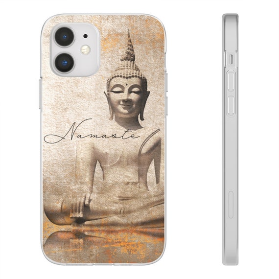 Namaste Buddha Phone Case, Yoga Phone Case, Boho Phone Case, Flexi Phone Case, Cell Phone Case, iPhone Case, Samsung Case