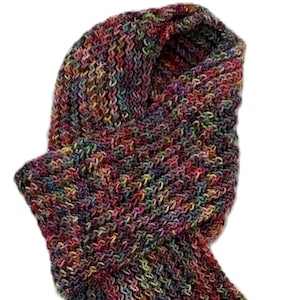 Rainbow Sprinkles Sparkles Hand Knitted Scarf