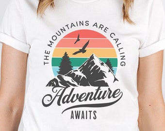 Adventure Awaits T-Shirt, Adventure Awaits, Adventure Awaits Shirt, Hiking Shirt, Vacation Shirt, Outdoor Lover Gift, Nature Lover Gift