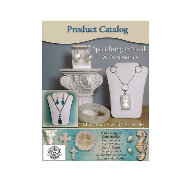 Resin & Plaster Molds Downloadable Catalog (over 3,000 designs)