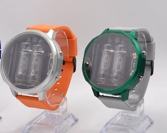 N186 geometrical housing water resistant, mineral glass, metal body, accelerometer, RGB backlight