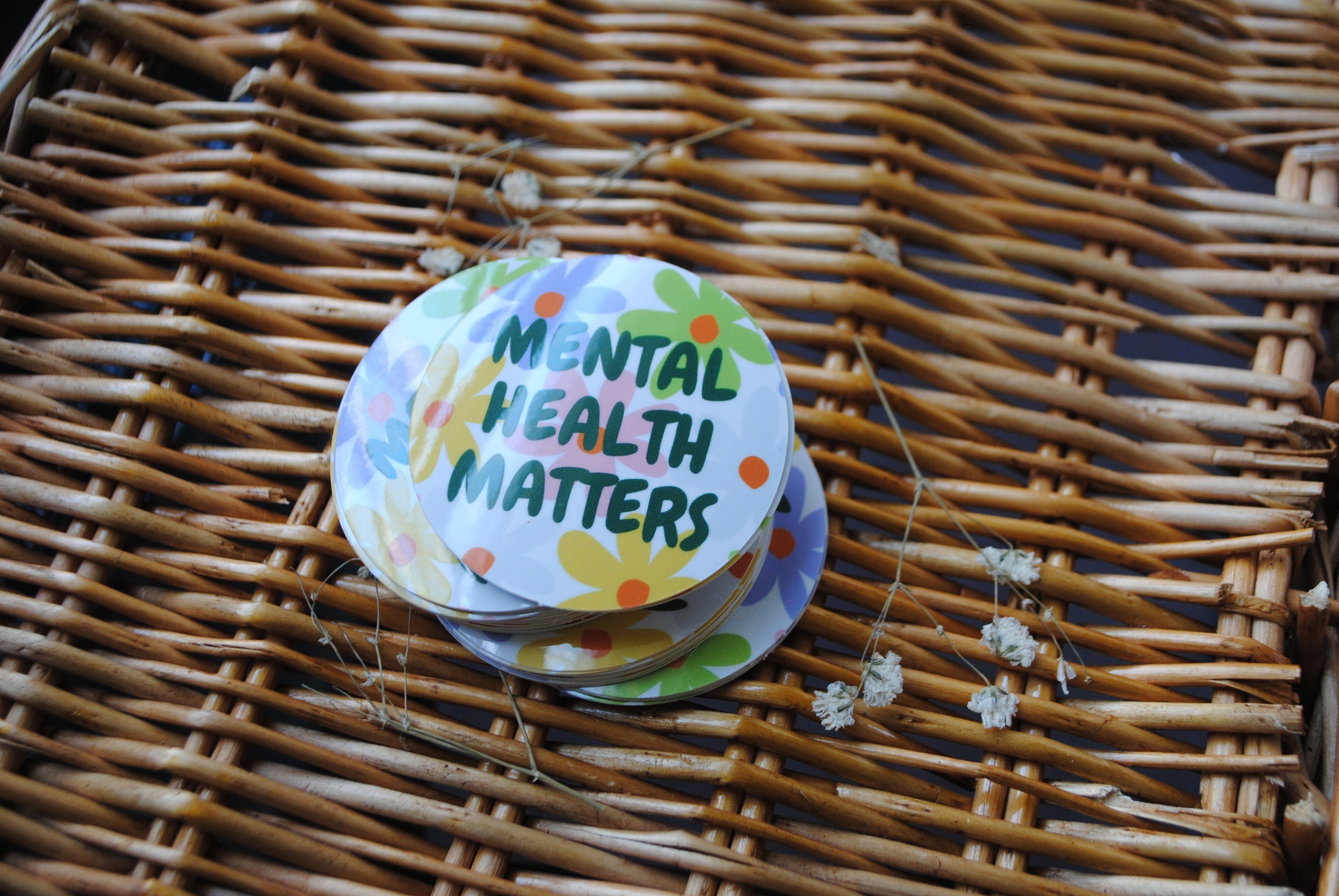 Mental Health Matters Sticker, Glossy Water Bottle Sticker - Etsy