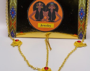 Ethiopian Headpiece Jewelry: Habesha, Eritrean, African Wedding Accessory