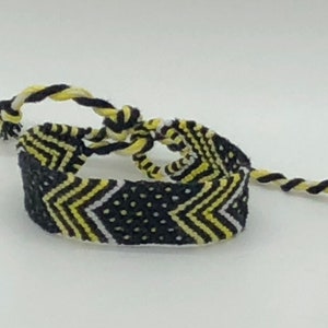 Polka Dot Chevron Friendship Bracelet