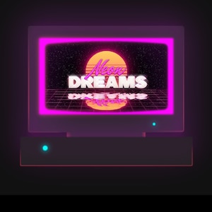 ネオンドリームス レトロウェーブ Twitch 通知