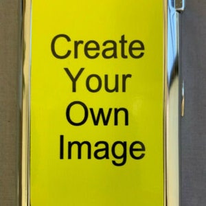 Custom Create Your Own Design Hip Silver Cigarette Case With Built In Lighter Id Holder Metal Wallet RFID Protection