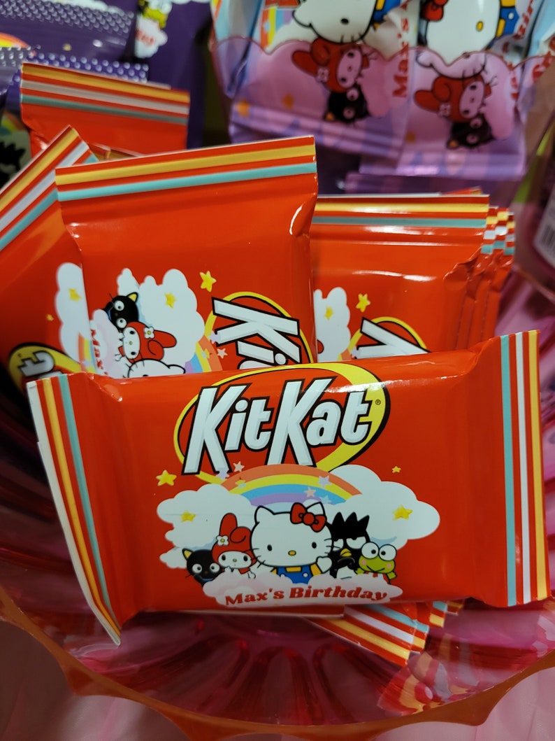 Cute Kitty Kitkat Wrapper digital Etsy