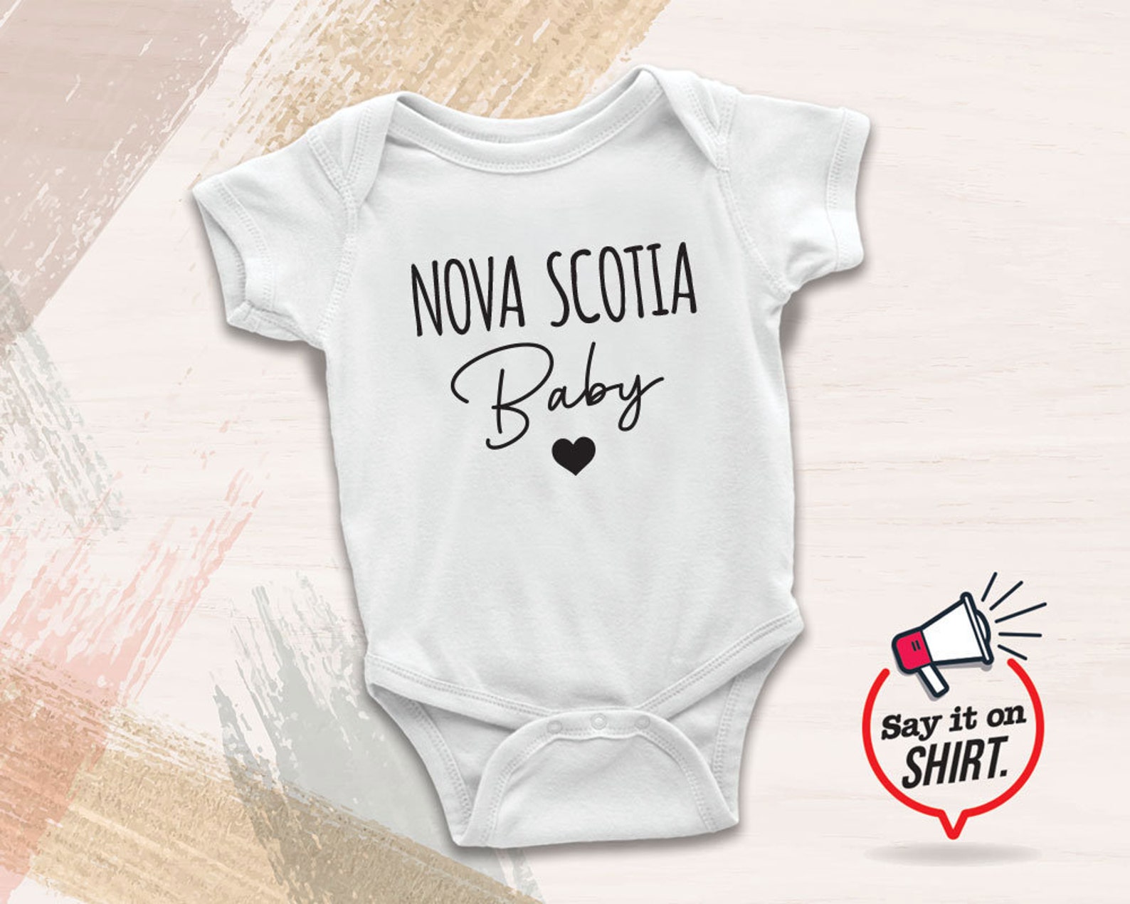 Baby Onesie® Nova Scotia Baby Newborn Outfit Pregnancy Etsy France
