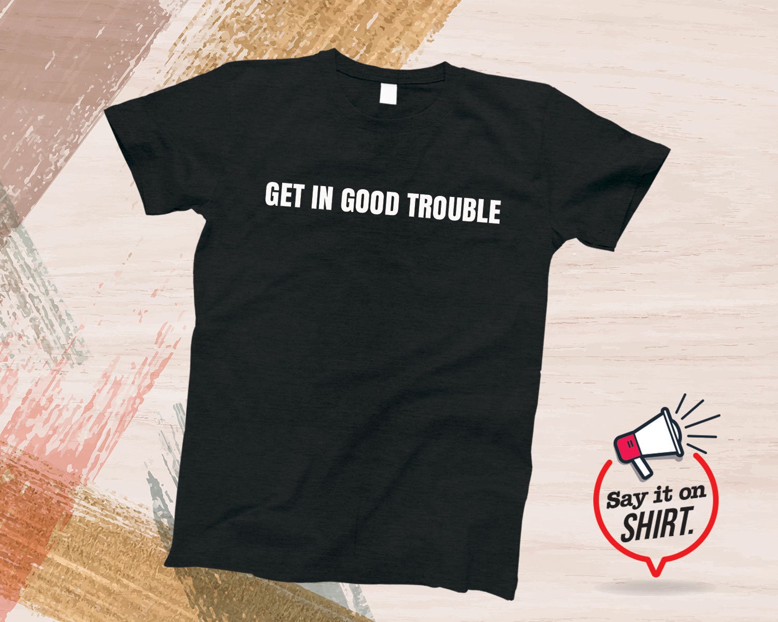 Get in good trouble custom t shirt Adult Clothing unisex men | Etsy