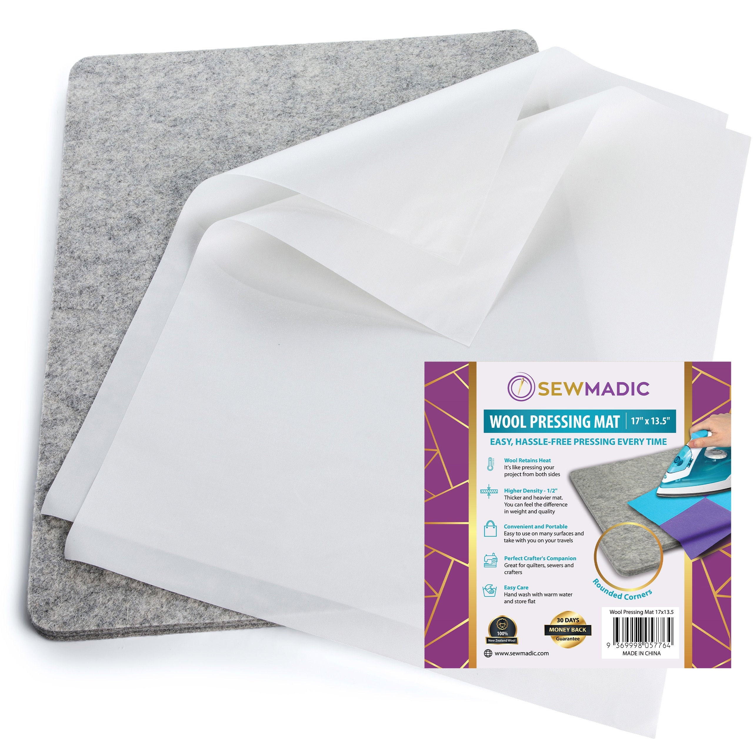 100 Wool Pressing Mat 17 x 13.5 plus 2 BONUS Applique Etsy