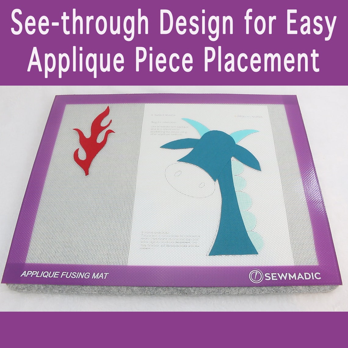 Applique Fusing Mat, Wool Pressing Mat for Quilting Plus Bonus Applique