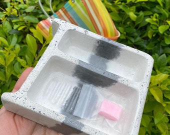 Lavaderito gray & white color makeup brush cleaner MEXICAN LAVADERO