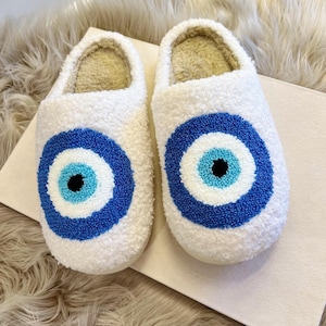 Ojo turco EVIL EYE protection Turkish eye amulet slippers