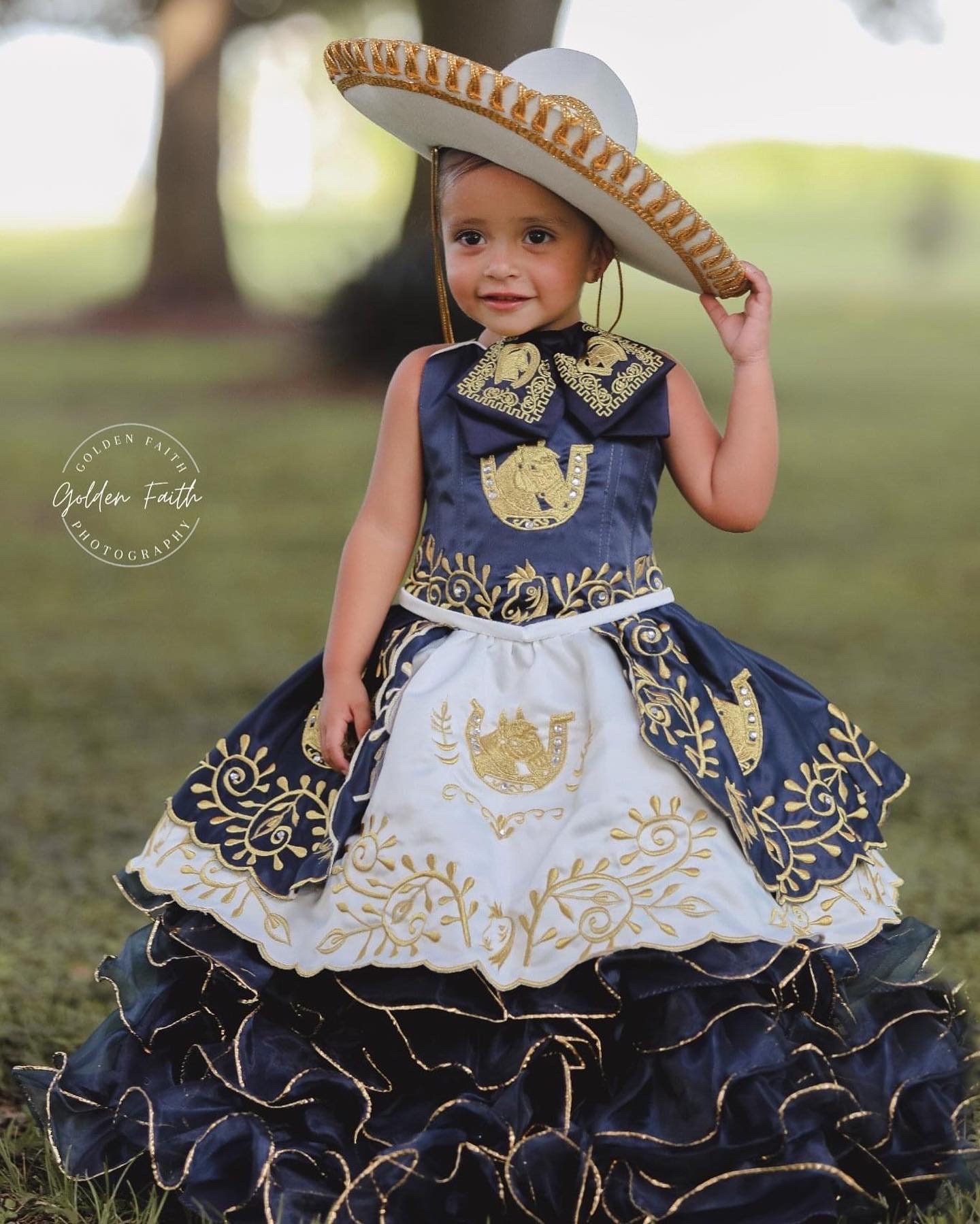 Charro dress for 3 year 2025 old