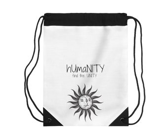 Humanity Drawstring Bag * Unity Bag * Hope Bag * Cure * Love Is The Answer * Heart And Soul * Heart * It Takes All Of Us  * Humanity Switch