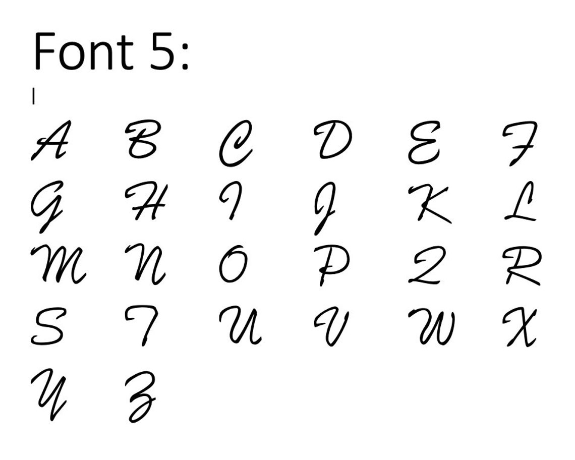 Blue Script Letter Writing Set Floral Personalized Gift Etsy