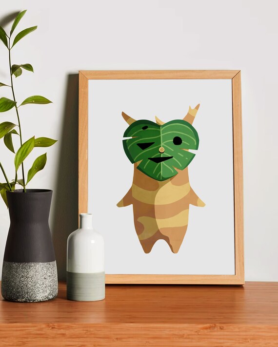 Korok Zelda Breath of the Wild Digital Print - Etsy