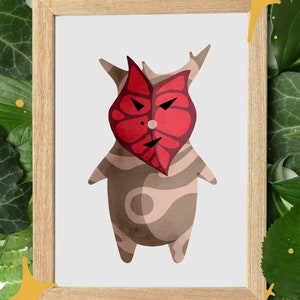 Korok Zelda breath of the wild art print