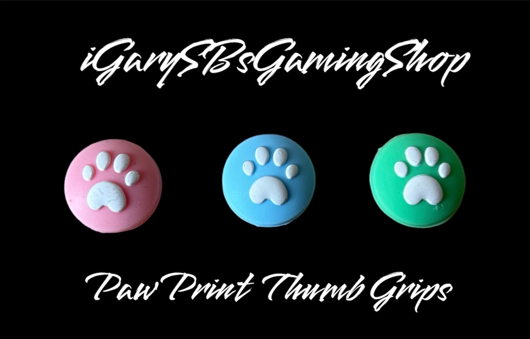 Cute Animal Crossing Paw Cat Dog Blue Green Pink White Design - Etsy
