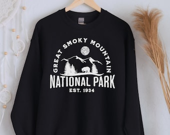 Great Smoky Mountains National Park sweatshirt, Smoky Mountains sweatshirt, National Park sweatshirt, Unisex sweatshirt, Travel sweatshirt