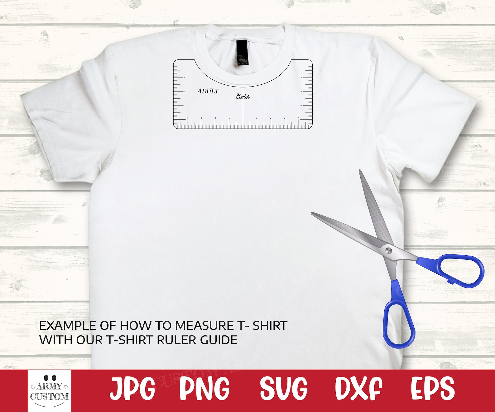 printable t shirt alignment tool
