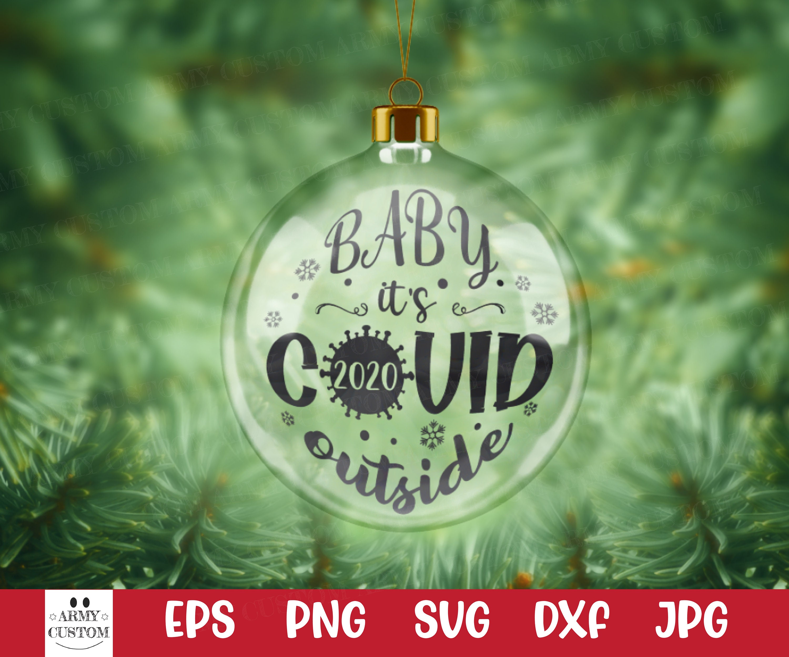 Christmas Ornament SVG Funny Christmas SVG Christmas Bundle  Etsy