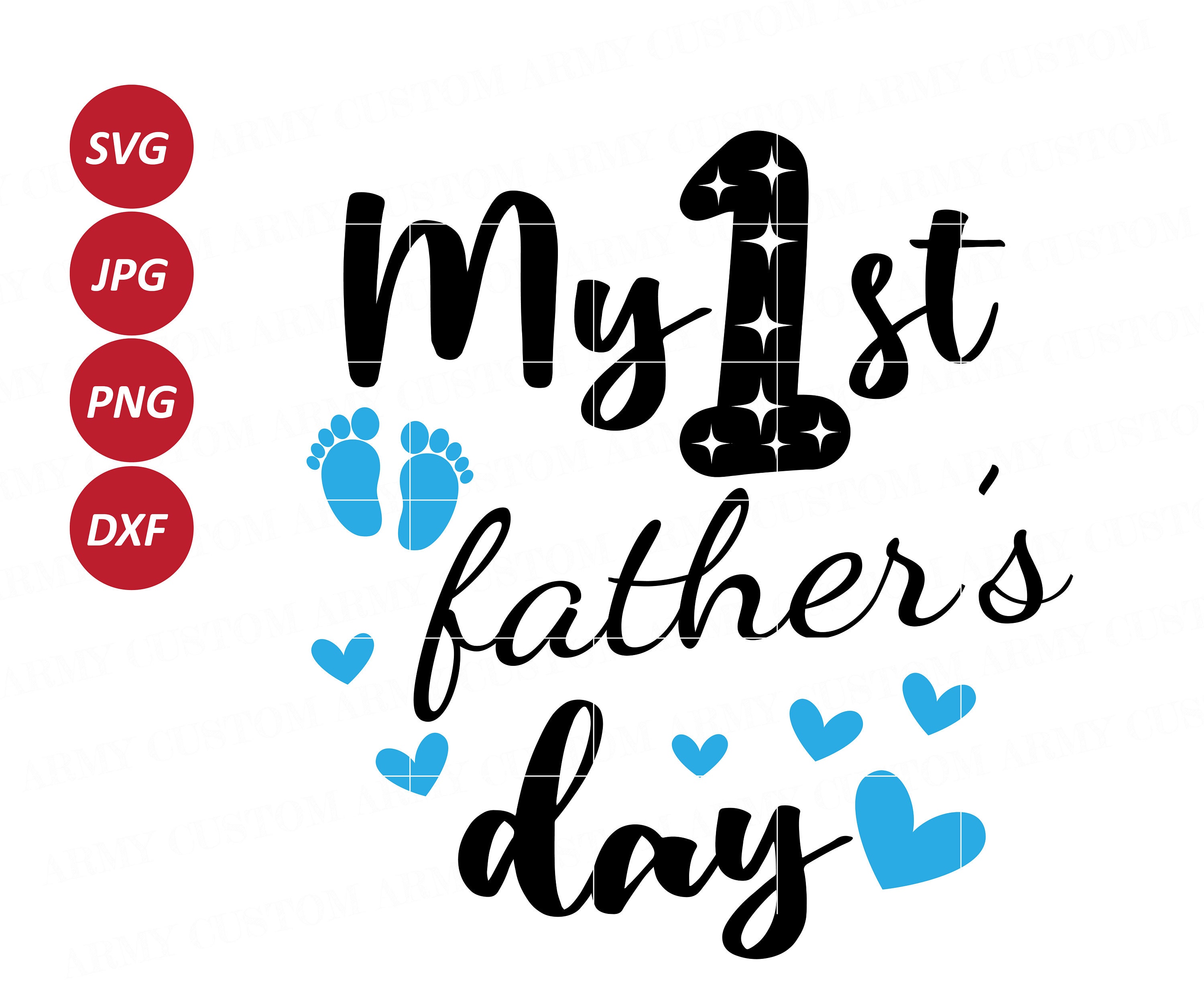 My first father's day svg Father's day svg baby svg | Etsy