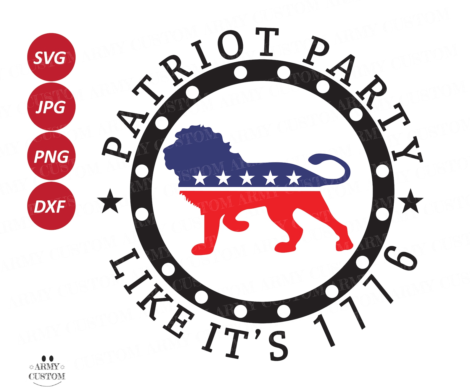 Patriot Party Like Its 1776 SVG Patriot Party svg ...