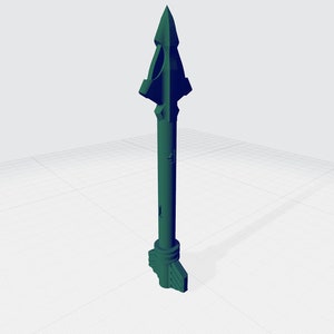 D4 Arrow RPG Dice STL file
