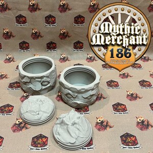 Golem Dice Case from Ars Moriendi 3D - Dungeons and Dragons, Pathfinder, TTRPG, Dice Cup / Roller