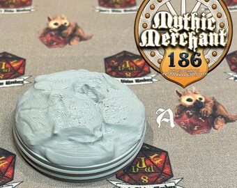 Golem Lid from Ars Moriendi 3D - Dungeons and Dragons, Pathfinder, TTRPG, Dice Cup / Roller