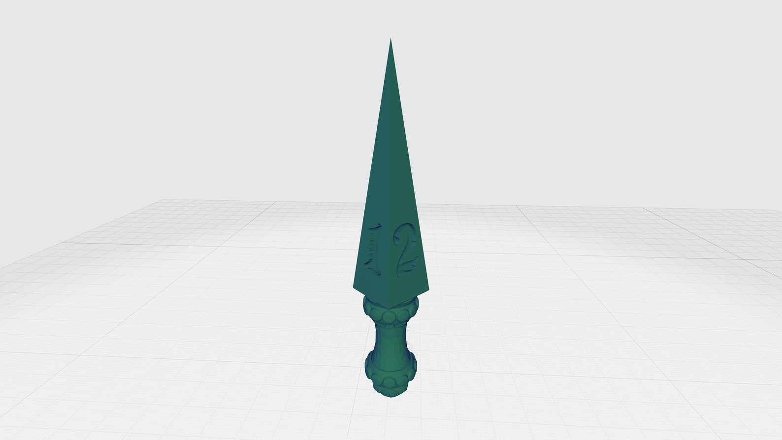 D4 Dagger RPG Dice STL file Etsy