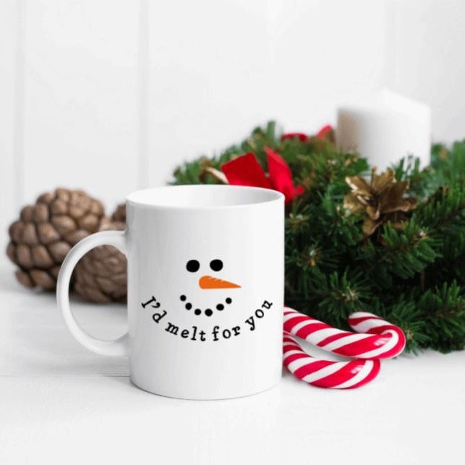 Secret Santa Mug Christmas Mug Personalized Gift Cute  Etsy