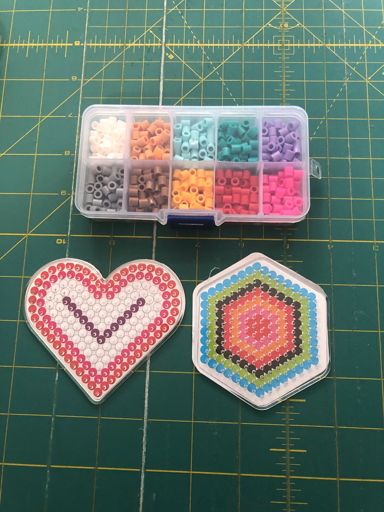 Perler Bead Kit with two Pegboards Etsy