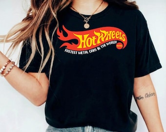 Fastest Metal Cars T-Shirt Design, Funny Classic Car Racing Graphic, Hotwheels-Inspired Retro Auto Shirt PNG