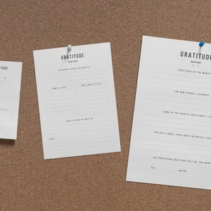 Daily Gratitude Journal | Printable | Instant download | Self-Care Journal | Gratitude journal for mom | Gratitude journal for women