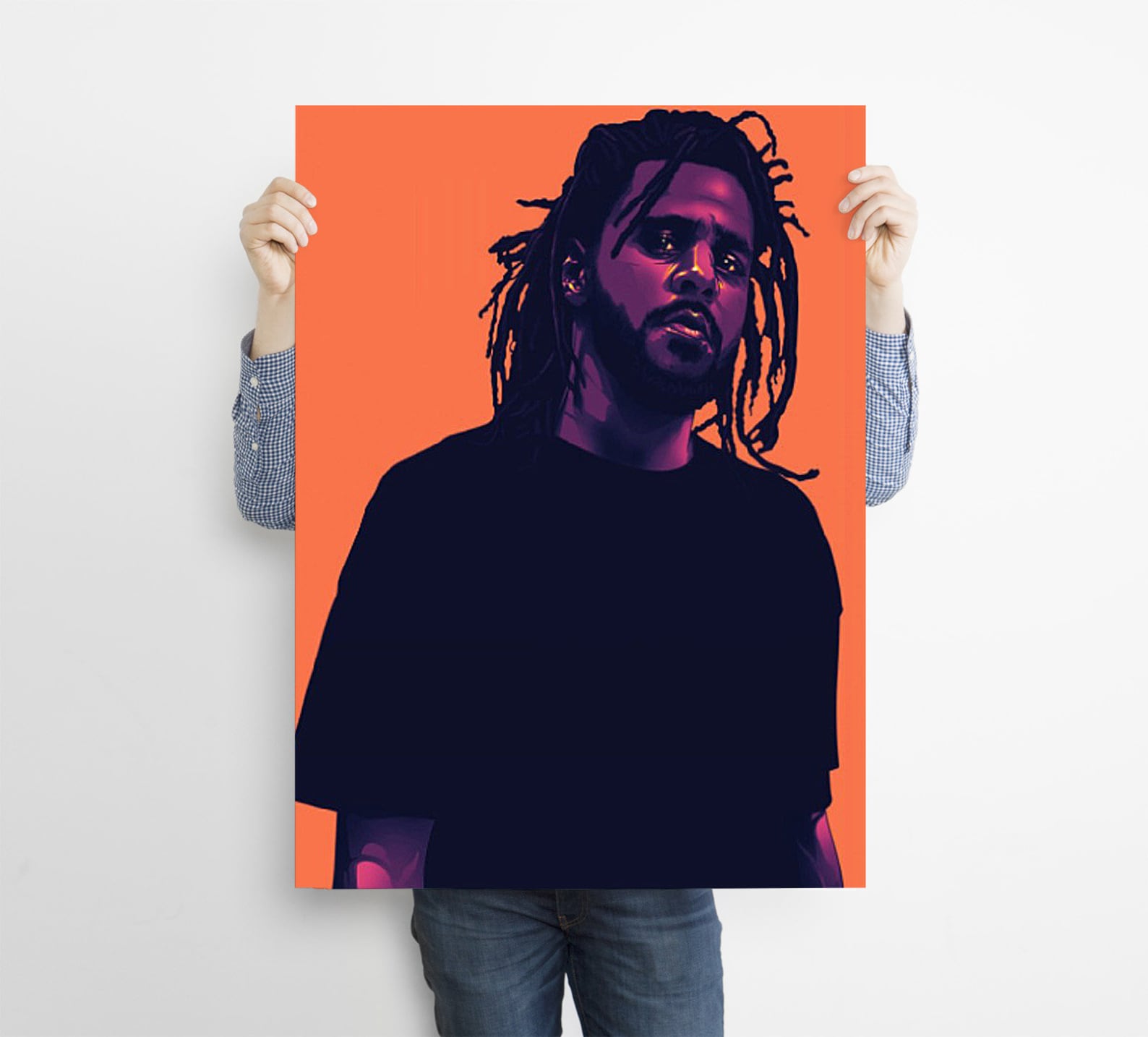 J Cole Custom Printing Home Decor Wall Hanging Custom Etsy